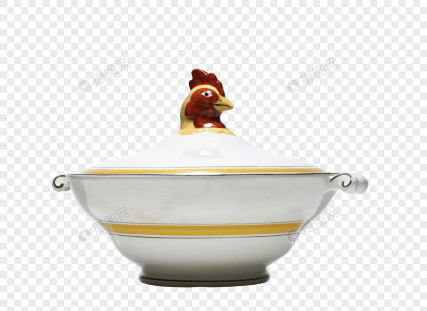 鸡型汤锅图片