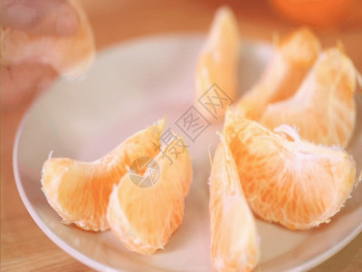 西柚果肉去皮丑橘GIF高清图片