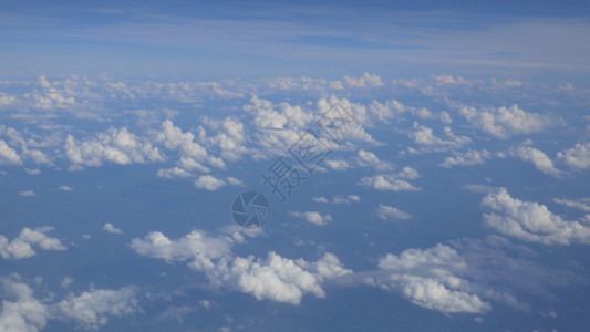 白色风景背景蓝色天空上的白云GIF高清图片
