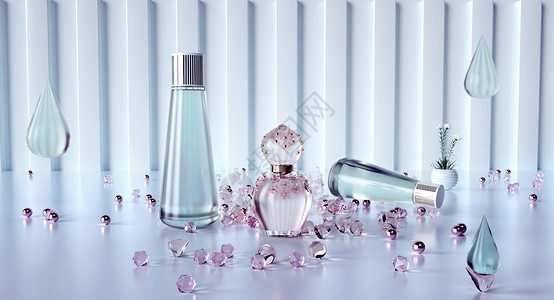 香水LOGO化妆品空间设计图片