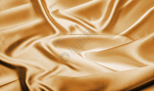 手绘金色绸缎金色丝绸背景设计图片