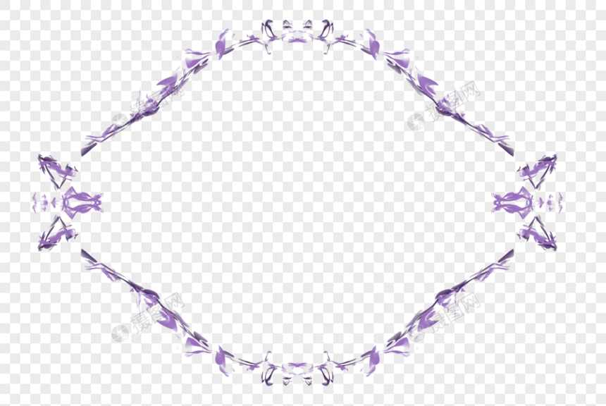 紫色抽象边框图片