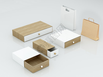 木纹家具创意包装展示空间设计图片