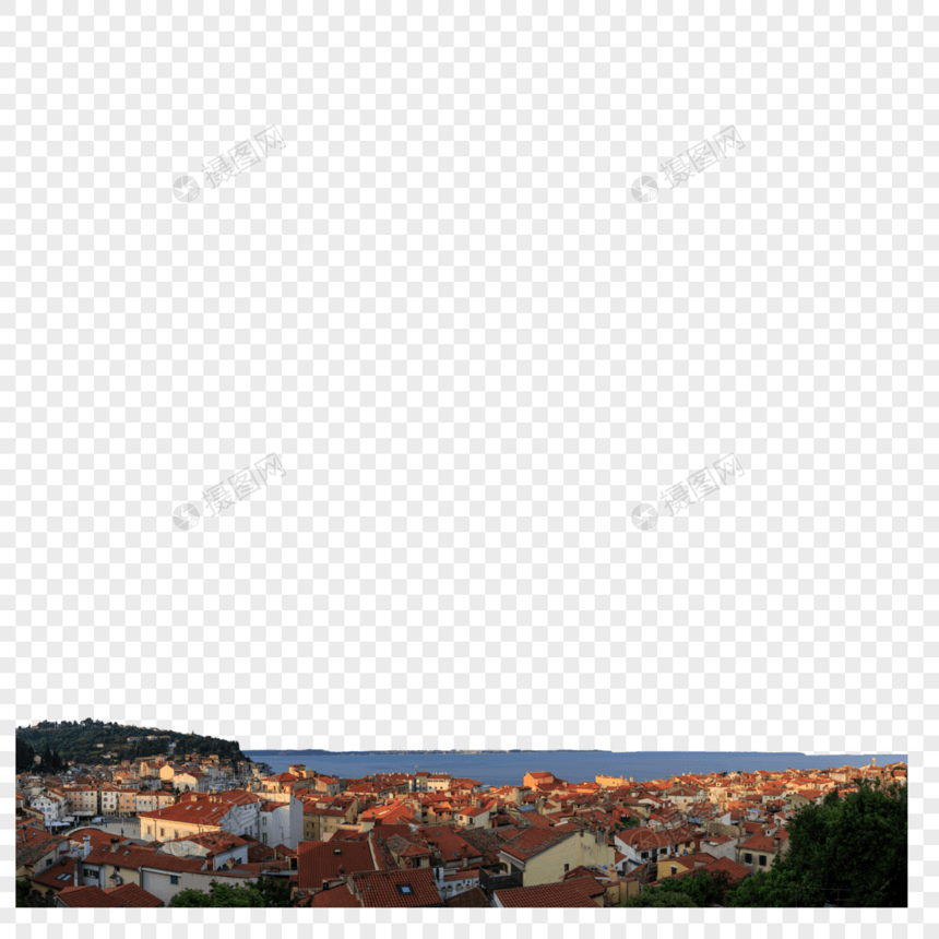 欧洲旅游小镇全景图图片