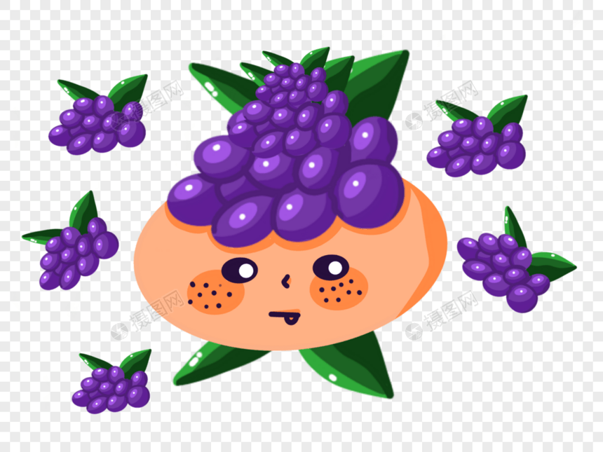 紫色葡萄图片