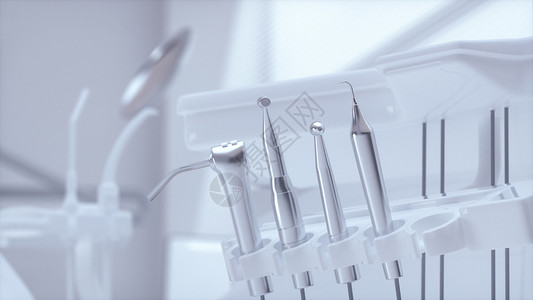 牙科折页创意牙医医疗场景设计图片