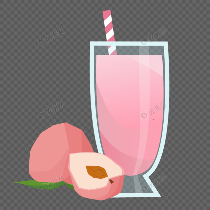 水蜜桃果汁图片