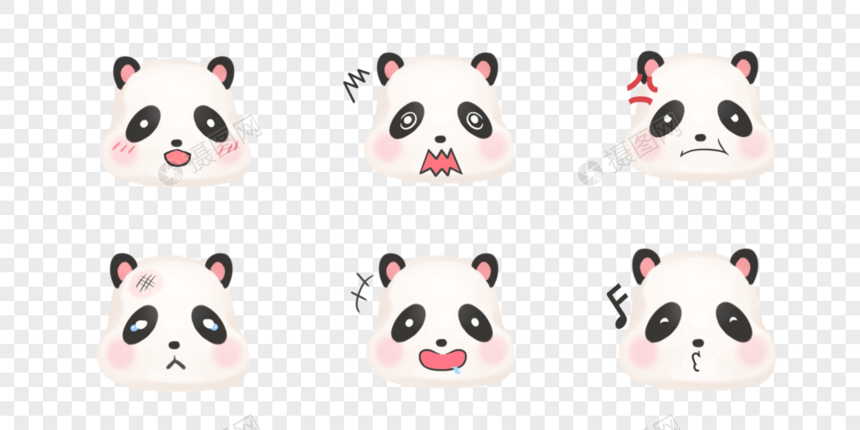 熊猫表情包图片