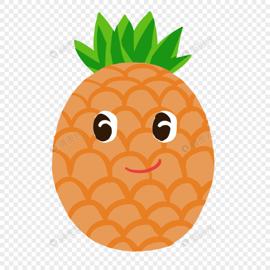创意菠萝表情图片