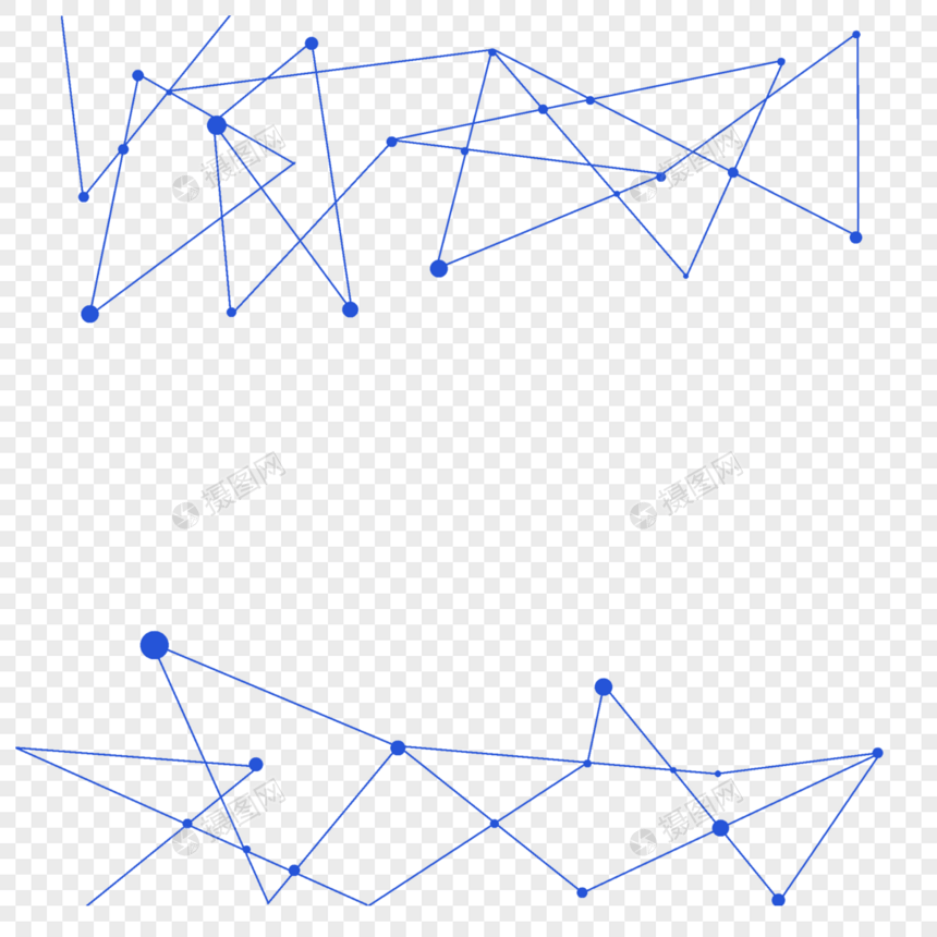 手绘科技感几何图形底纹图片