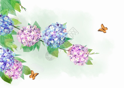 春天里的蝴蝶夏至GIF高清图片