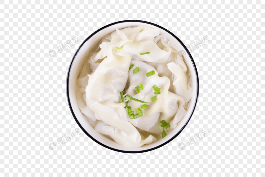 一碗汤水饺图片