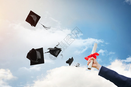 飞翔毕业证书毕业季设计图片