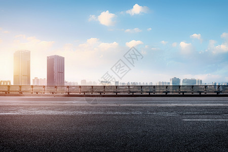 城市道路护栏城市道路背景设计图片