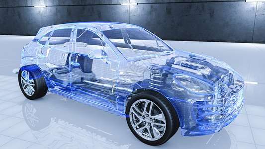 汽车展示模型汽车工业结构设计图片