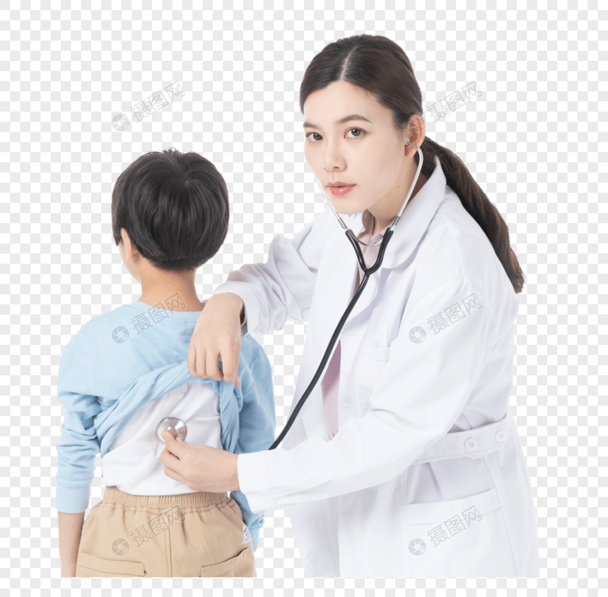 儿童体检背部检查图片