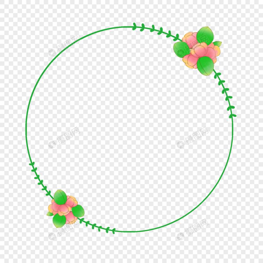 花朵边框图片