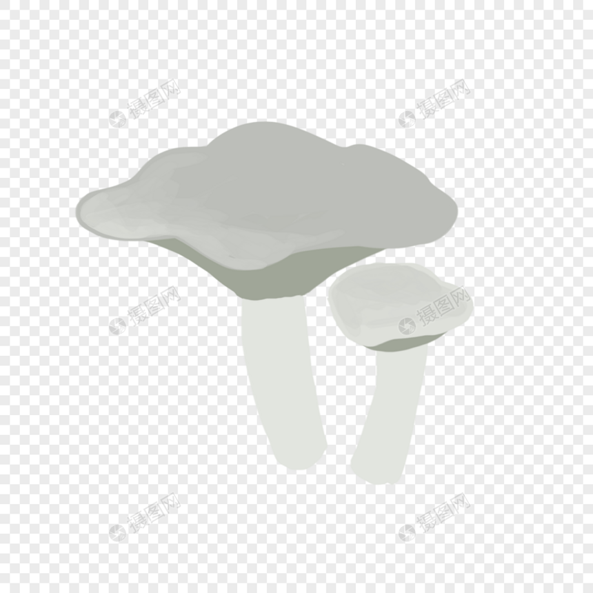 灰色蘑菇图片