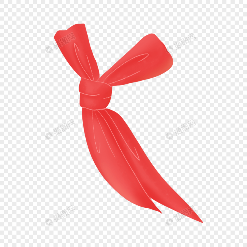 红色鲜艳六一儿童节红领巾