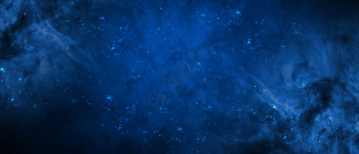 蓝色星空背景烟雾高清图片素材