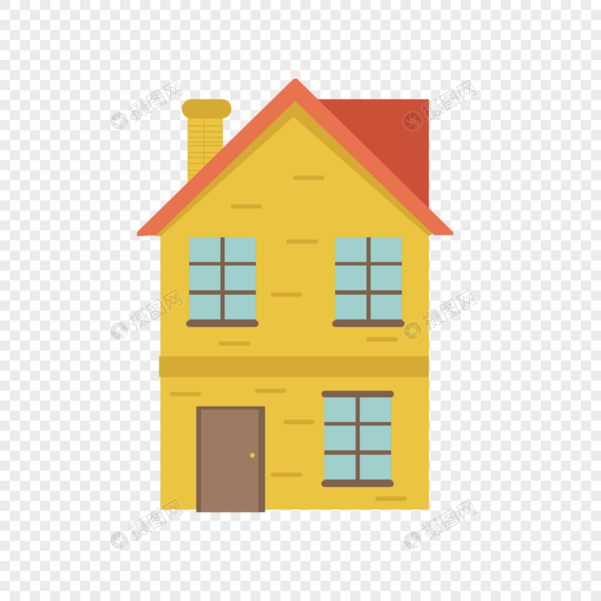 黄色房子图片