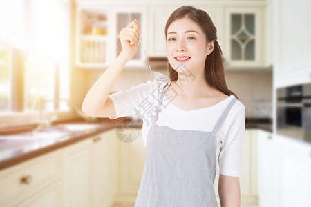 家务繁重女性烹饪做饭设计图片