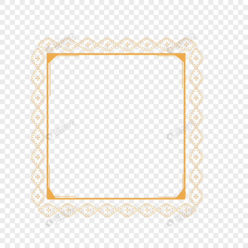 黄色边框图片