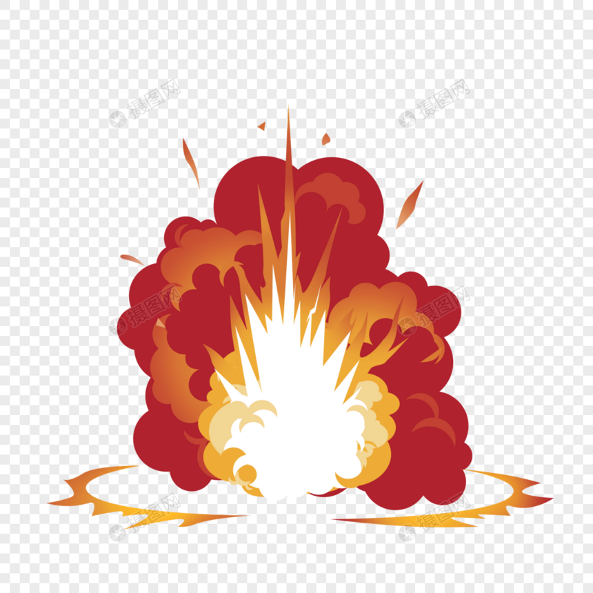 爆炸火焰图片