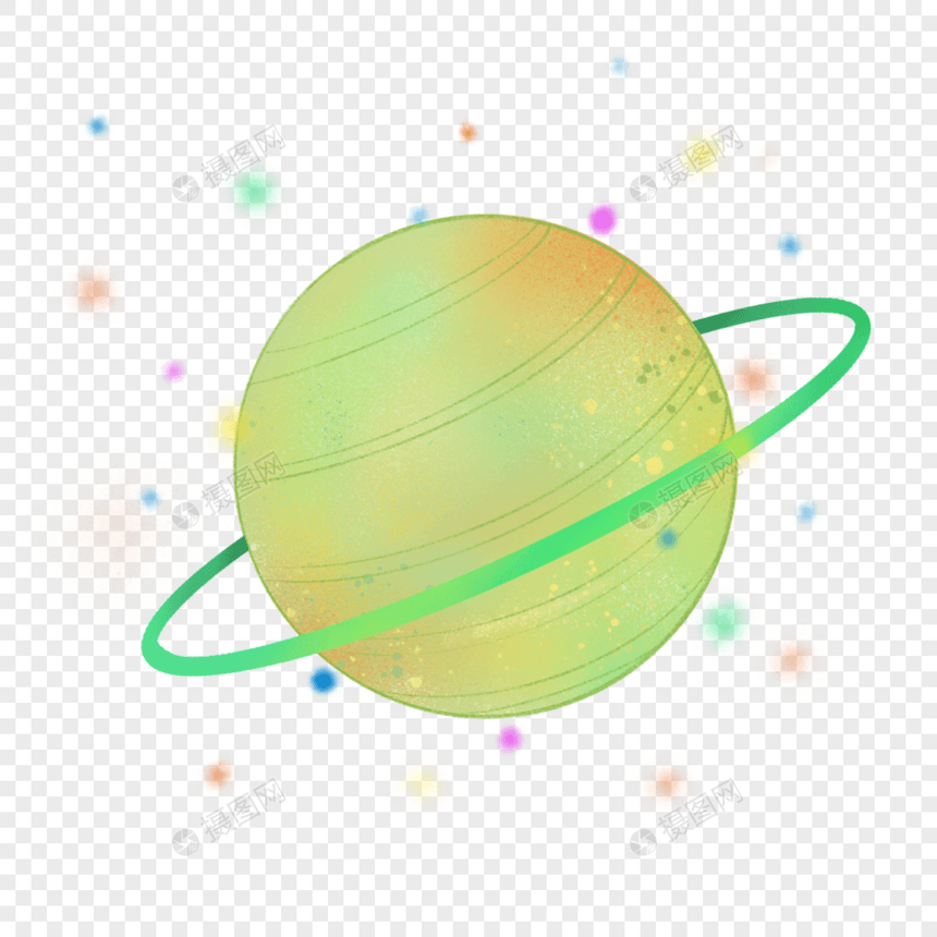 绿色小星球图片