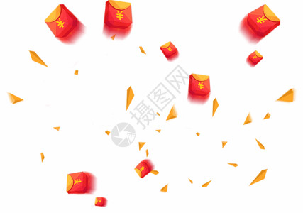 新年光斑红包雨GIF高清图片