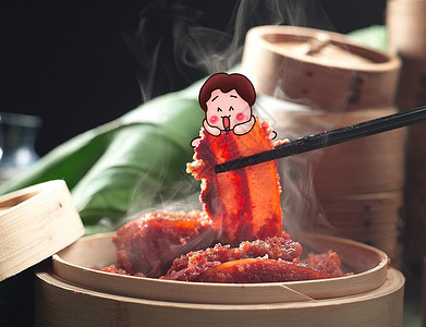 无美味不贪吃美食的诱惑插画