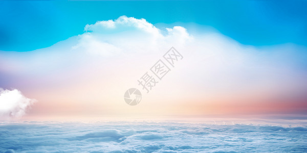 大气天空背景图片