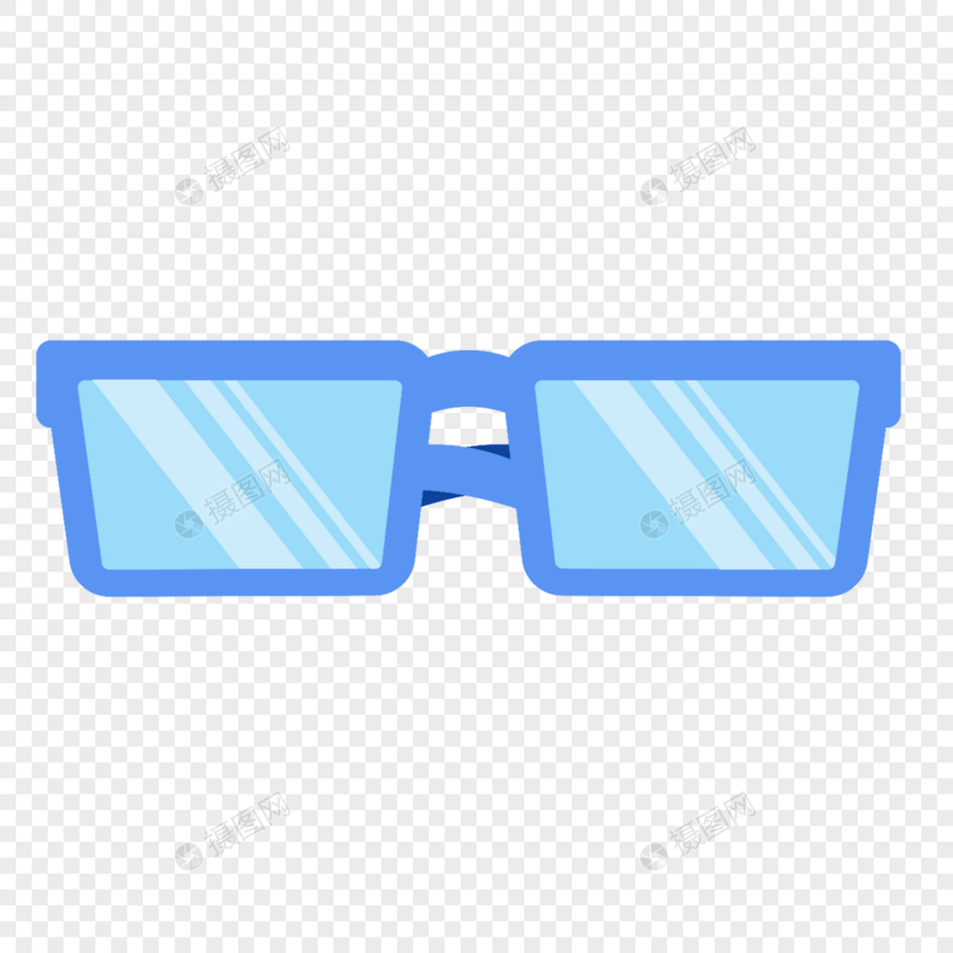 眼镜泳镜图标免抠矢量插画素材图片