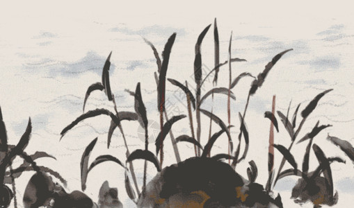 传统美食插画中国风端午节粽子 GIF高清图片