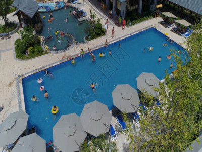 迪拜水上乐园度假游玩戏水GIF高清图片