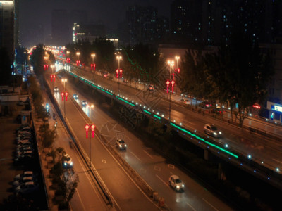都市繁忙交通商业交通GIF高清图片