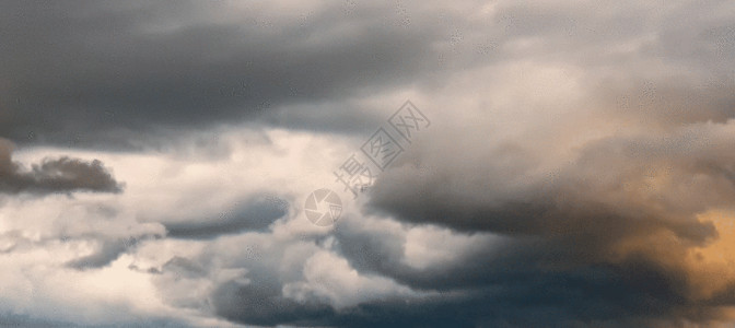 海上龙卷风积雨云gif动图高清图片