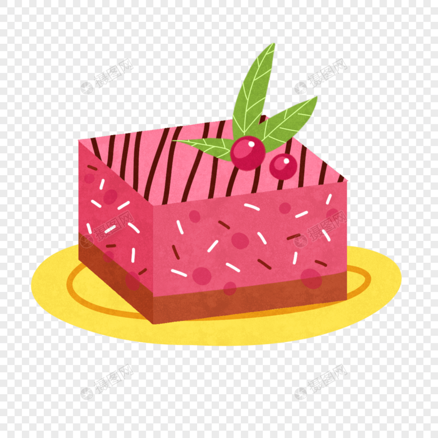 手绘蛋糕图片