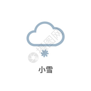 视觉logo天气图标小雪图标GIF高清图片