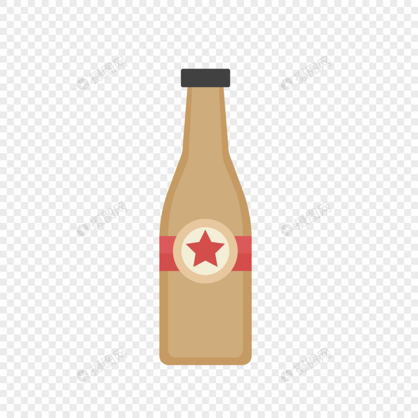 AI矢量图卡通饮料瓶子元素图片