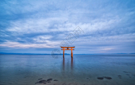 神社绳索鸟居gif动图高清图片