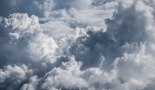 天空的云gif动图图片
