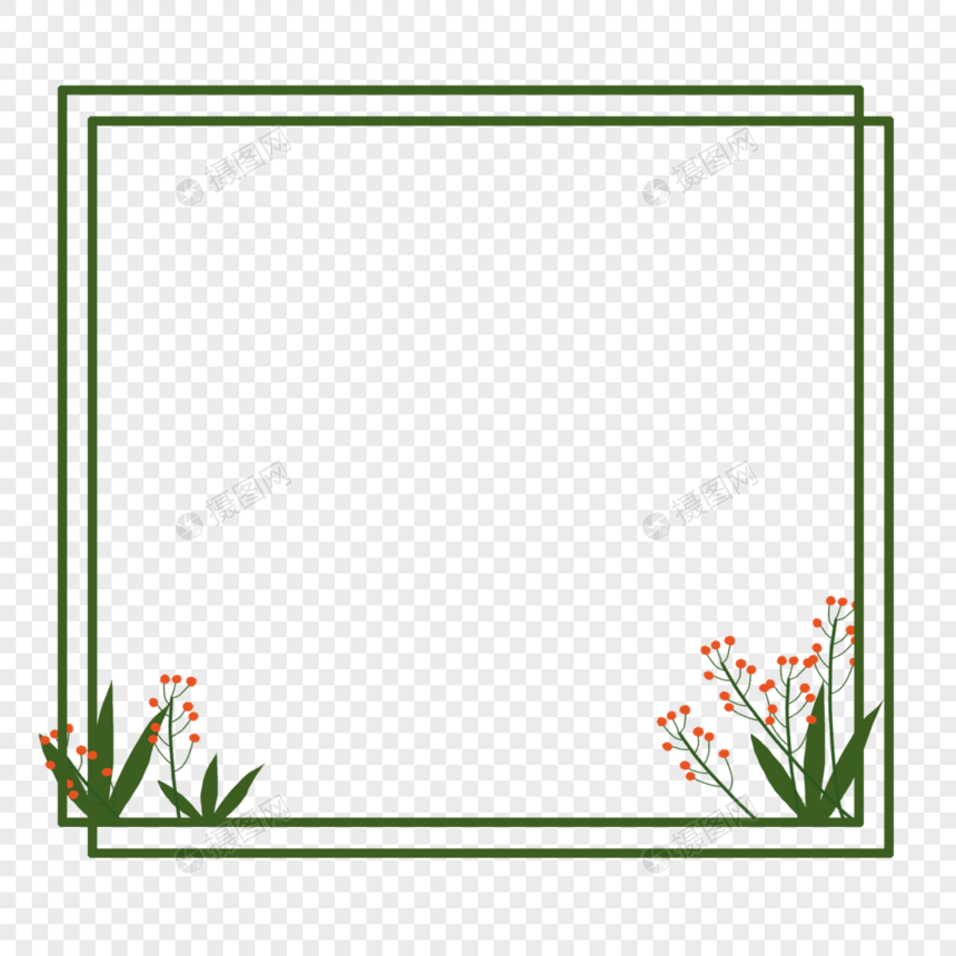 花卉边框图片