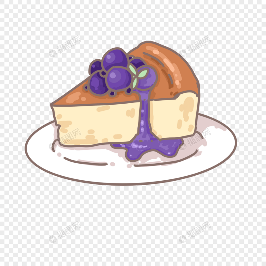 葡萄蛋糕图片