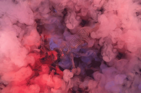 爆炸粉色烟雾色彩液体流动素材gif高清图片
