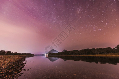 漫天繁星夜空漓江星空gif高清图片