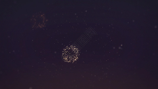 唯美烟花粒子背景GIF高清图片