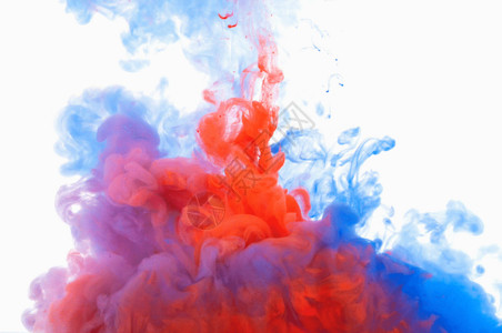 水粉颜料色彩液体流动素材gif高清图片