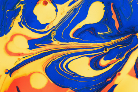 黄色液体流动创意色彩背景gif高清图片