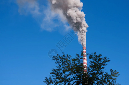 工业污染烟囱gif高清图片